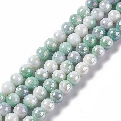 Electroplated Glass Beads Strands