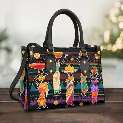 Black Women Handbag , Leather Bag Queen
