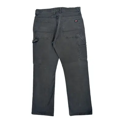 Dickies Carpenter Jeans - 36W 30L Grey Cotton Blend