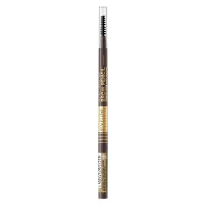 Eveline Cosmetics Micro Precise Waterproof Eyebrow Pencil with 2 in 1 Brush Color 04 Graphite 4 g