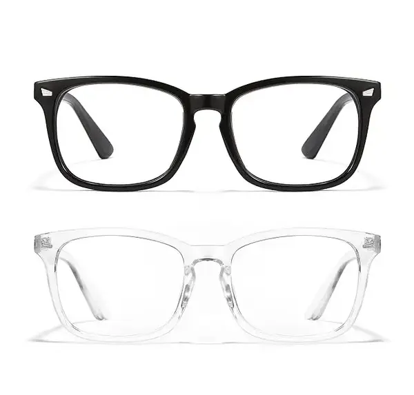 Fashion Computer Gaming Glasses，Party Glasses,TV Glasses for Men Women, Fake Square Glasses，Fashion Retro Frame Glasses�...