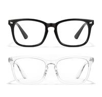 Fashion Computer Gaming Glasses，Party Glasses,TV Glasses for Men Women, Fake Square Glasses，Fashion Retro Frame Glasses...