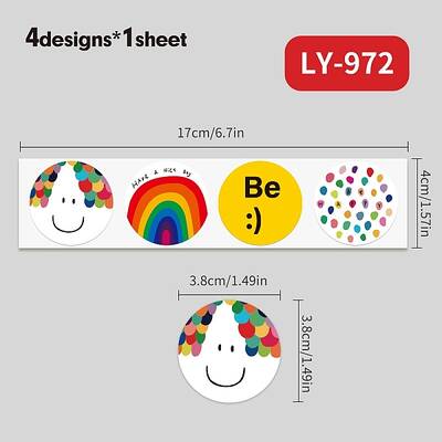Leeter Roud Roll Stickers