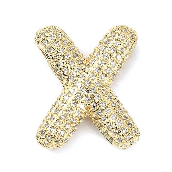 Rack Plating Brass Micro Pave Cubic Zirconia Pendants