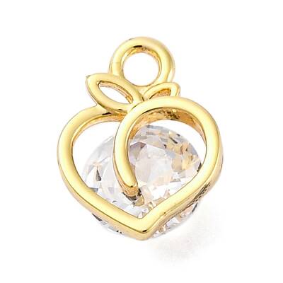 Brass Cubic Zirconia Pendant