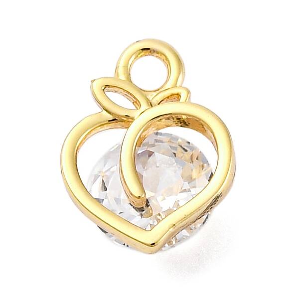 Brass Cubic Zirconia Pendant