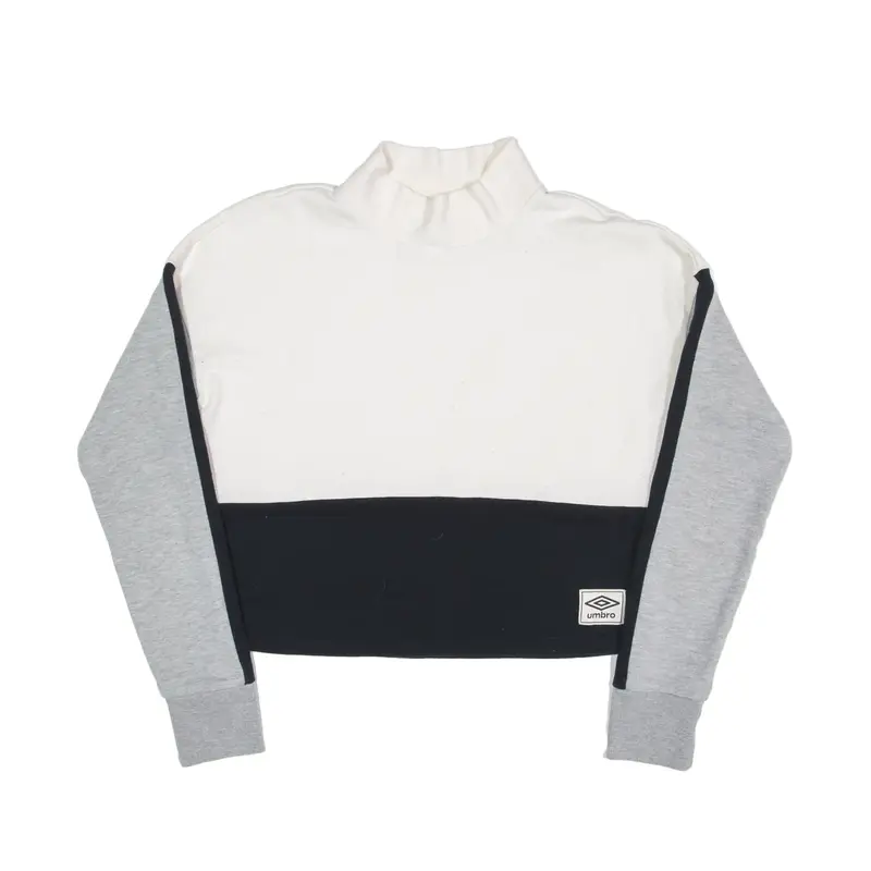 UMBRO Sweatshirt White High Neck Womens M