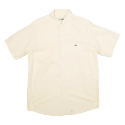 LACOSTE Mens Plain Shirt Yellow M