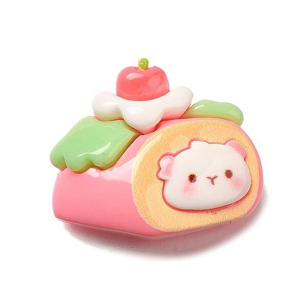 Cat Shape Opaque Resin Cabochons