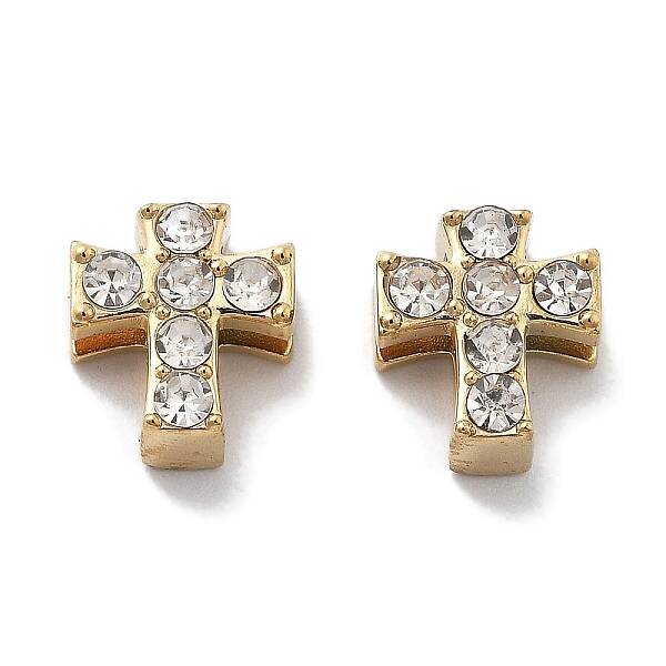 PVD Vacuum Plating 304 Stainless Steel Crystal Rhinestone Beads