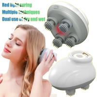 Portable Cordless Electric Scalp Massager 2-Speed Vibrating Head Massager with 96 Silicone Nodules for Deep Hair Cleansing an...