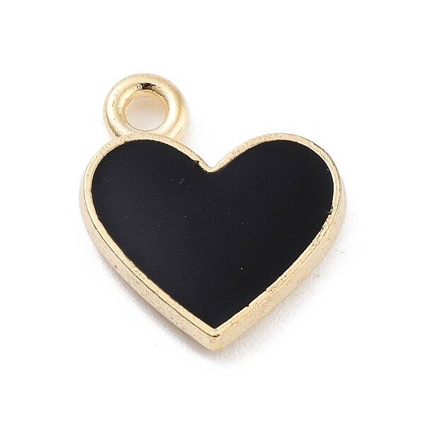 Light Gold Plated Alloy Enamel Charms
