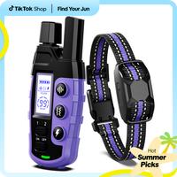 Dog Shock Collar with Remote for 5-120lbs Small Medium Large Dogs, Rechargeable 3300Ft Dog Training Collar, Waterproof e Coll...