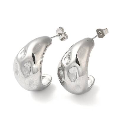 Non-Tarnish 304 Stainless Steel Teardrop Stud Earrings
