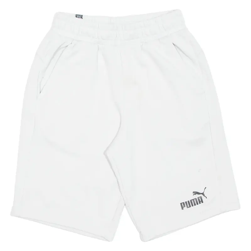 PUMA Mens Casual Shorts White S W24