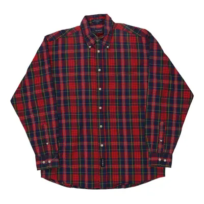 Gant Checked Shirt - Medium Red Cotton