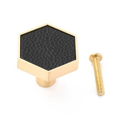 Hexagon Brass Box Handles & Knobs