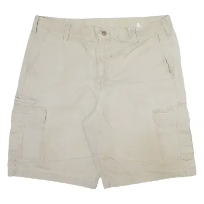DICKIES Mens Cargo Shorts Beige Relaxed XL W38