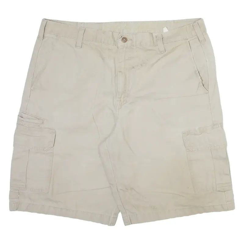 DICKIES Mens Cargo Shorts Beige Relaxed XL W38