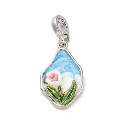 Brass Enamel Pendants
