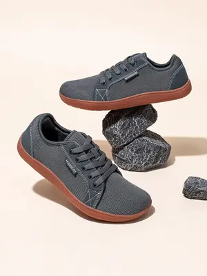 HOBIBEAR Men's autumn sports shoes, wide toe shoes, versatile shoes, men's trendy walking shoes