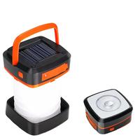 Foldable Solar & USB Charging Camping Lantern, Portable Christmas Mini Collapsible Waterproof Hanging Light, Power Bank for I...