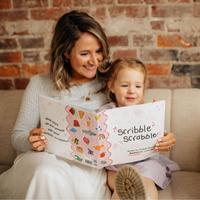 Scribble Scrabble Picture Book for Toddlers Preschool or Kindergarten