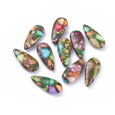Natural Regalite/Imperial Jasper/Sea Sediment Jasper Pendants
