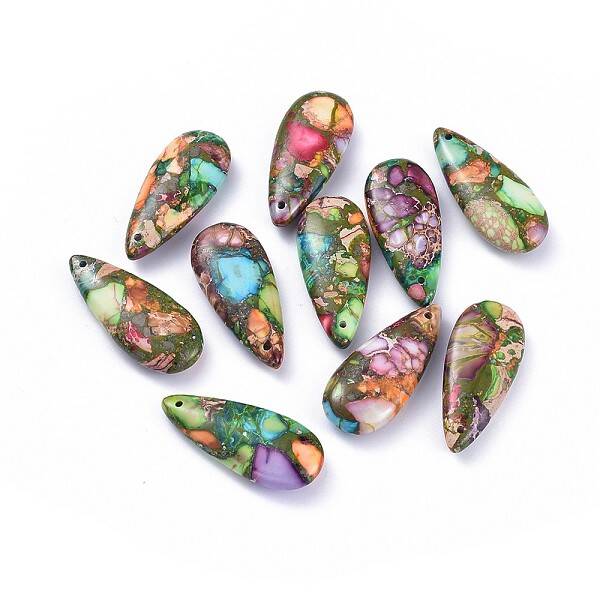Natural Regalite/Imperial Jasper/Sea Sediment Jasper Pendants