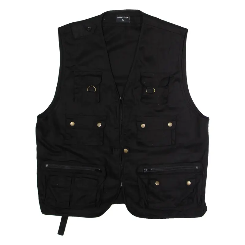 ARMY TEX Utility Mens Gilet Blue Twill XL
