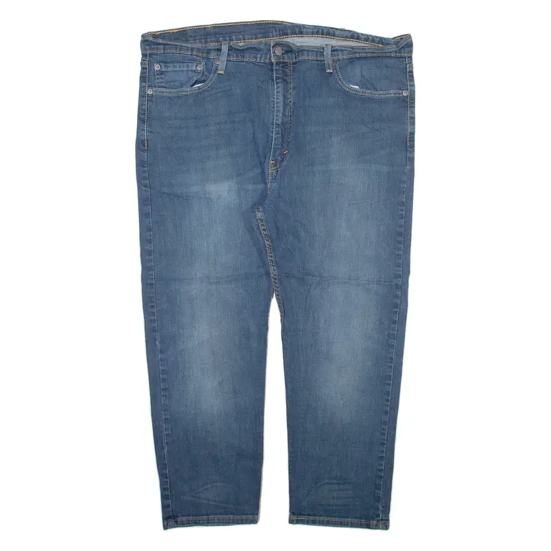 LEVI'S 502 Jeans Mens Blue Regular Tapered W42 L25