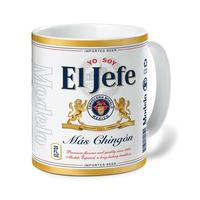 Coffee Mug | Modelo | Especial | Beer | El Jefe Más Chingon | | Boss Day | Gift For Boss | Gift Ideas Birthday Ceramic Drink...