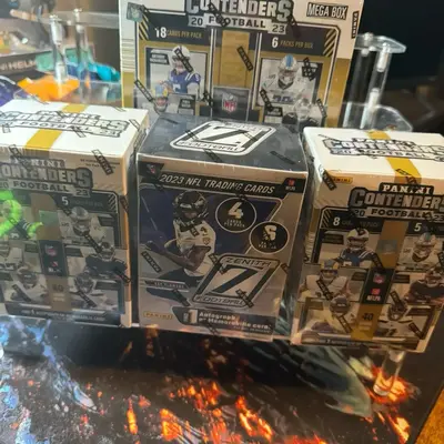 2023 panini football contender blasters and 1 mega