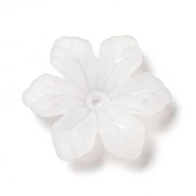 Transparent Acrylic Bead Caps