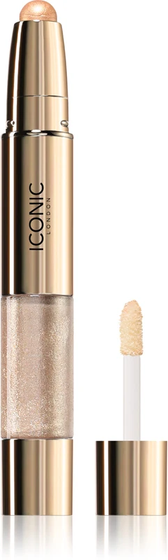 ICONIC London Glaze Crayon Glitter Eyeshadow Color Sparkling Wine 5.14 g