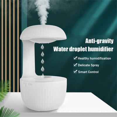 Anti-gravity Air Humidifier Mute Countercurrent Diffuser Levitating Water Drops Cool Mist Maker Fogger Air Purifier