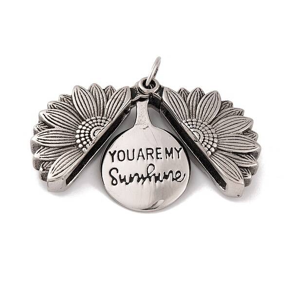 Openable 304 Stainless Steel Pendants
