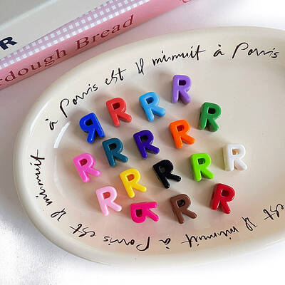 Opaque Acrylic European Beads