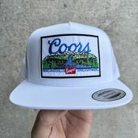 Coors Vintage Snapback Trucker Hat Mesh Back Yupoong 6006 hats