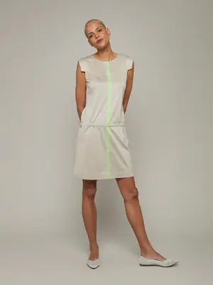 CLOVER | Draw-String Tunic | Colour: Oyster | Size: S