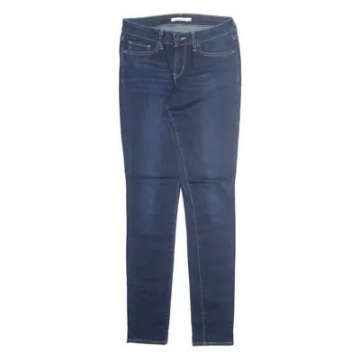 LEVI'S Womens Jeans Blue Regular Skinny Stone Wash W28 L34