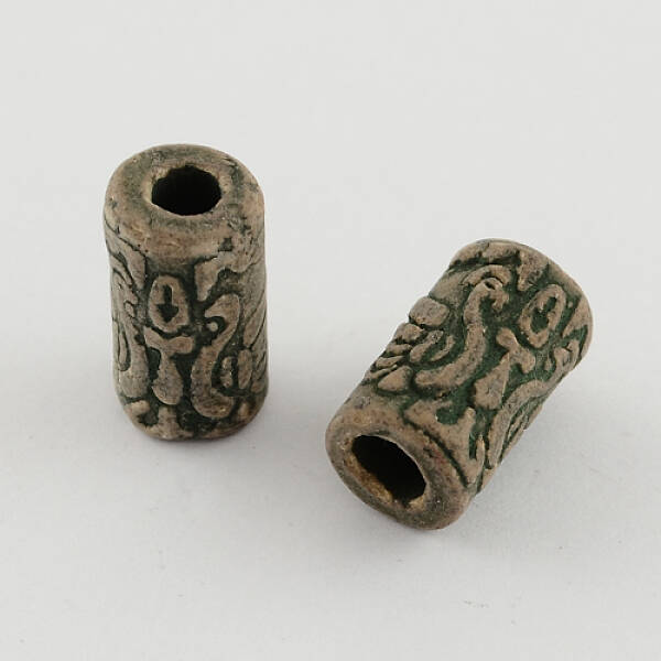 Handmade China Clay Beads Antique Porcelain Beads