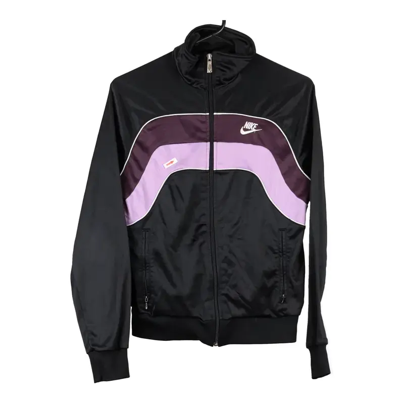 Nike Track Jacket - XS Black Polyester
