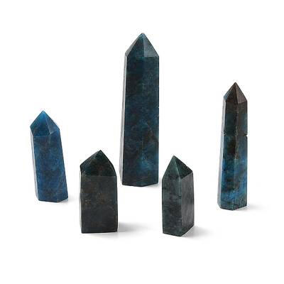 Tower Natural Apatite Healing Stone Wands
