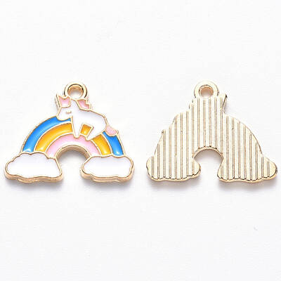 Alloy Enamel Pendants