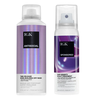 IGK ANTISOCIAL + SPONSORED BUNDLE | Bond-Building Hair Mask & Hair Density Scalp Serum | Longer Hair | Prevents Breakage + So...