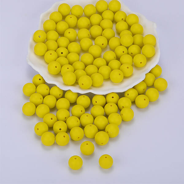 Round Silicone Focal Beads
