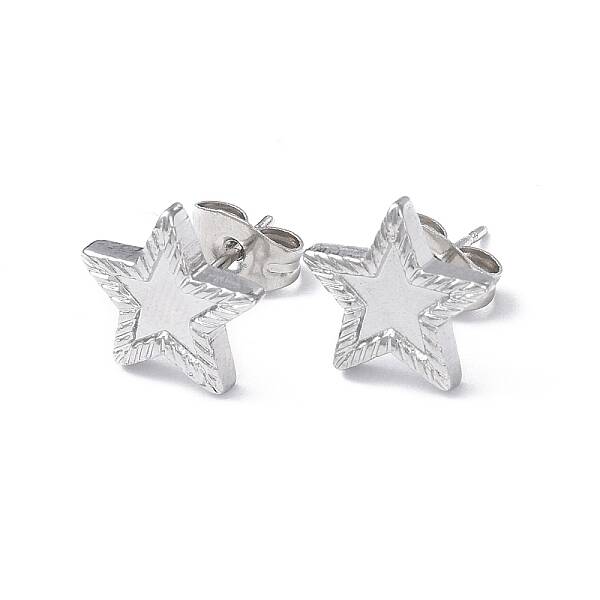 Non-Tarnish 304 Stainless Steel Stud Earring for Women