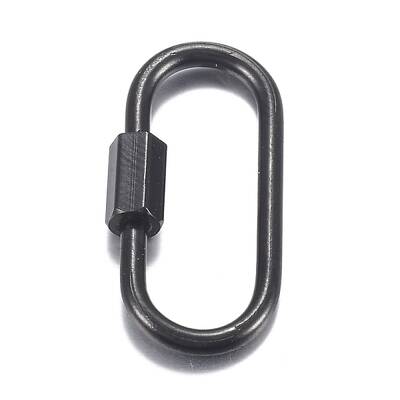 304 Stainless Steel Screw Carabiner Lock Charms
