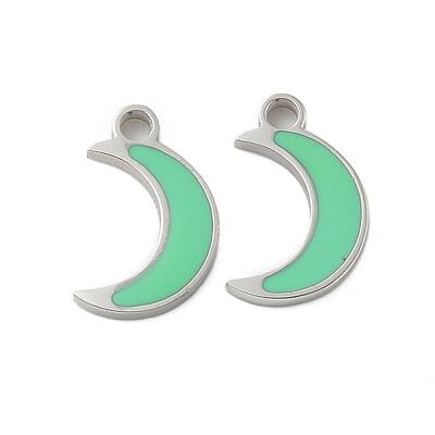 304 Stainless Steel Enamel Charms